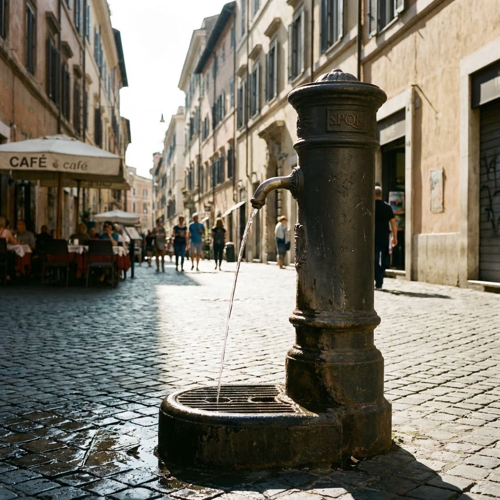 Fuente Nasone en Roma